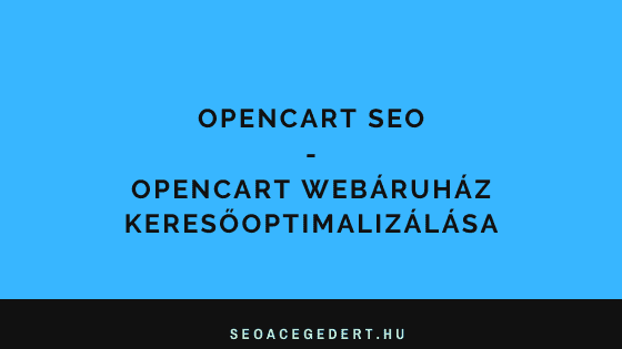 Opencart SEO